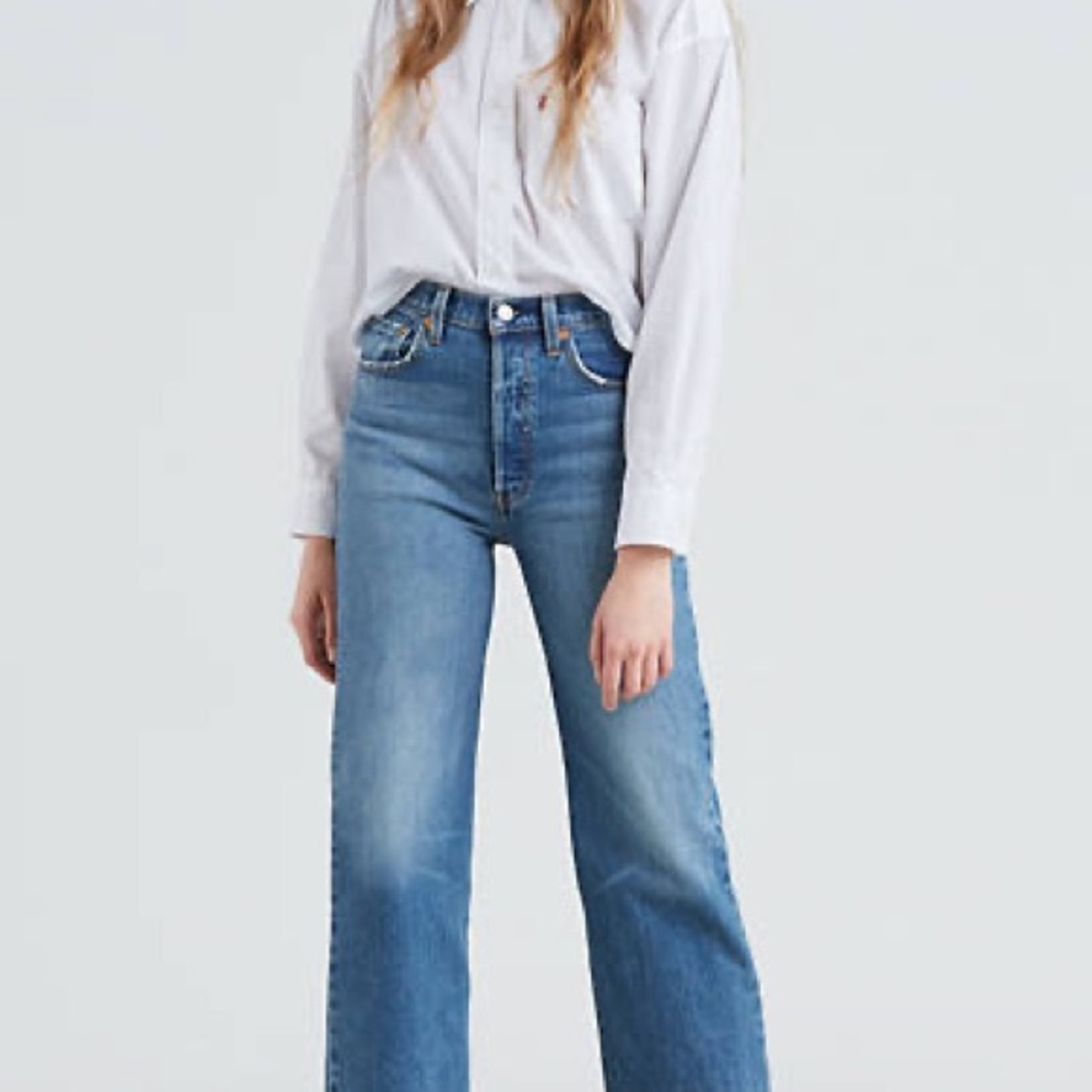 Levi’s Premium Ribcage Straight Ankle Jive Swing NWOT